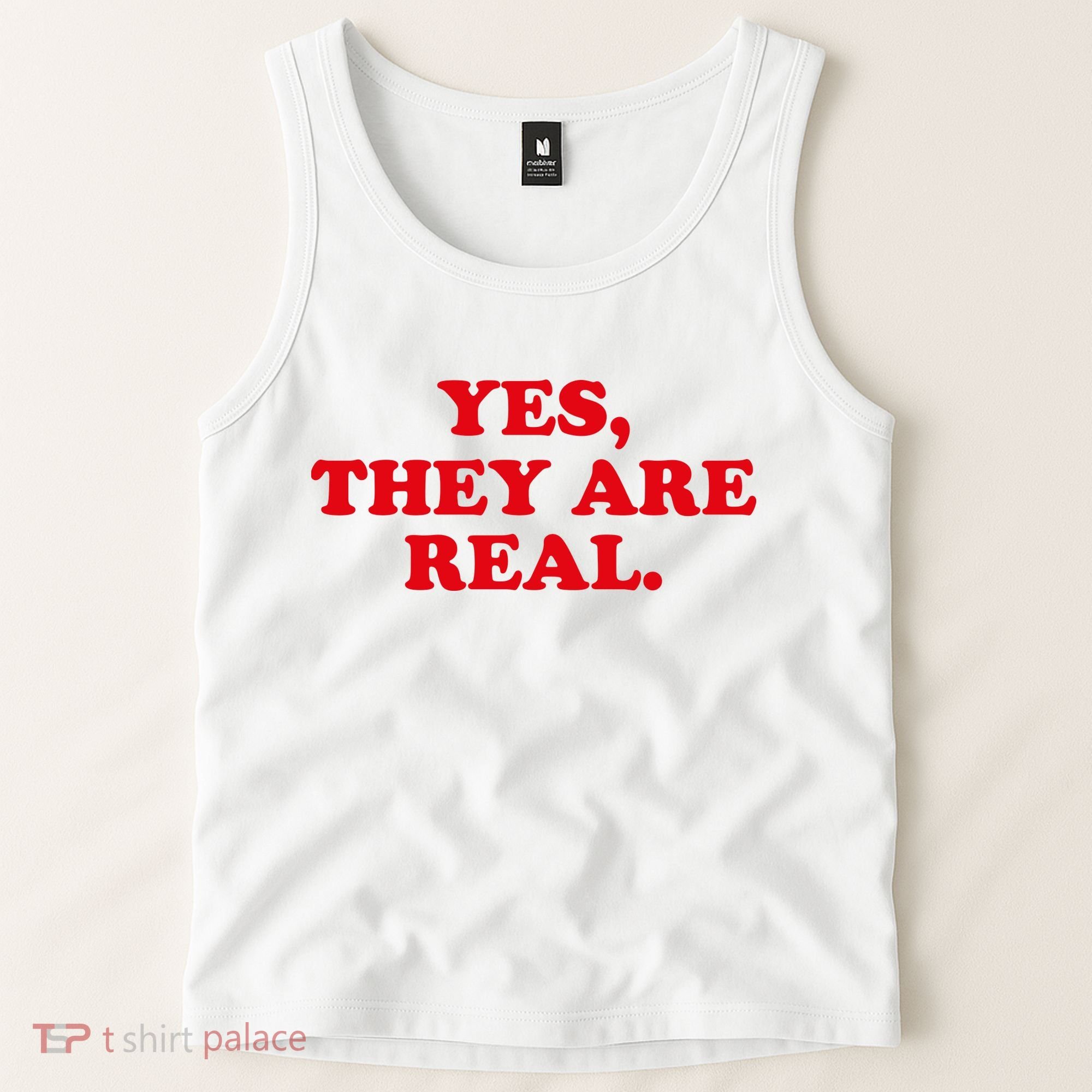 Yes They're Real Funny Saying Tank Top
