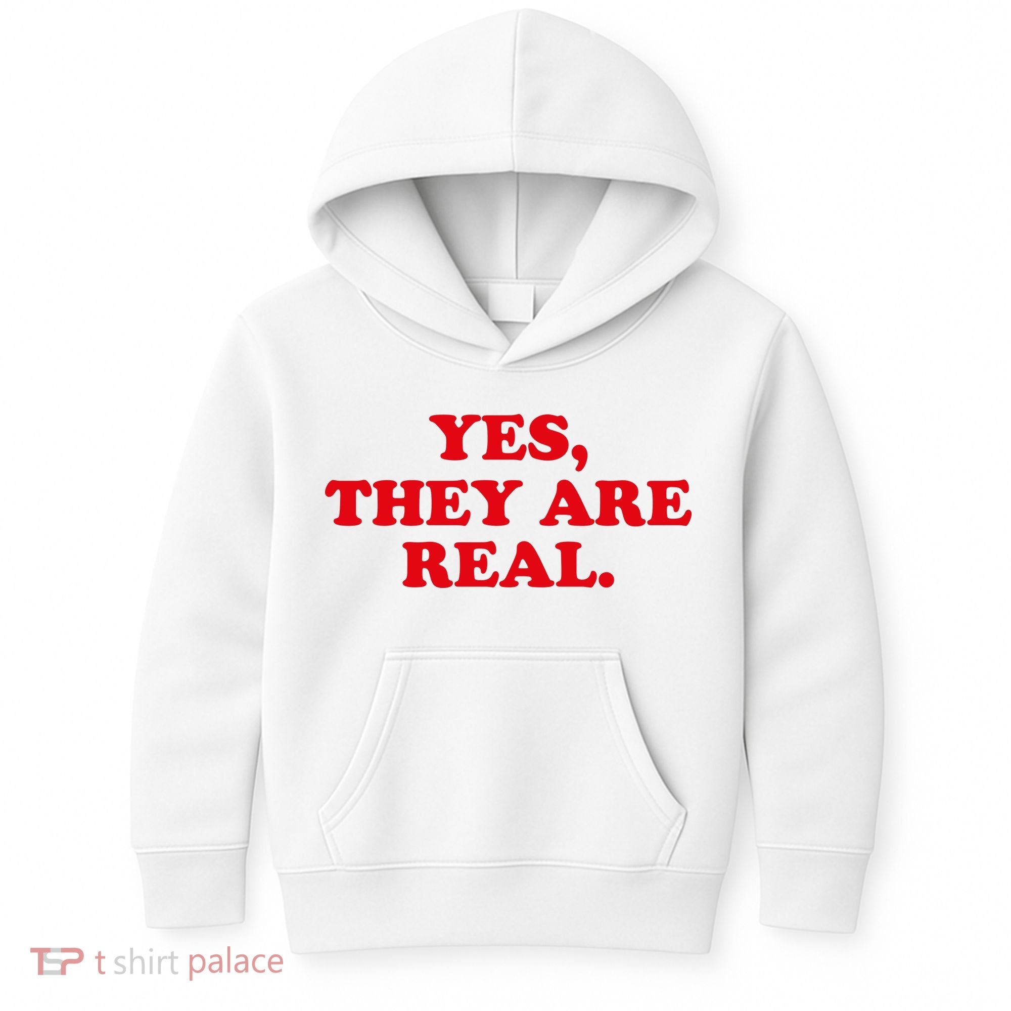 Yes They're Real Funny Saying Kids Hoodie