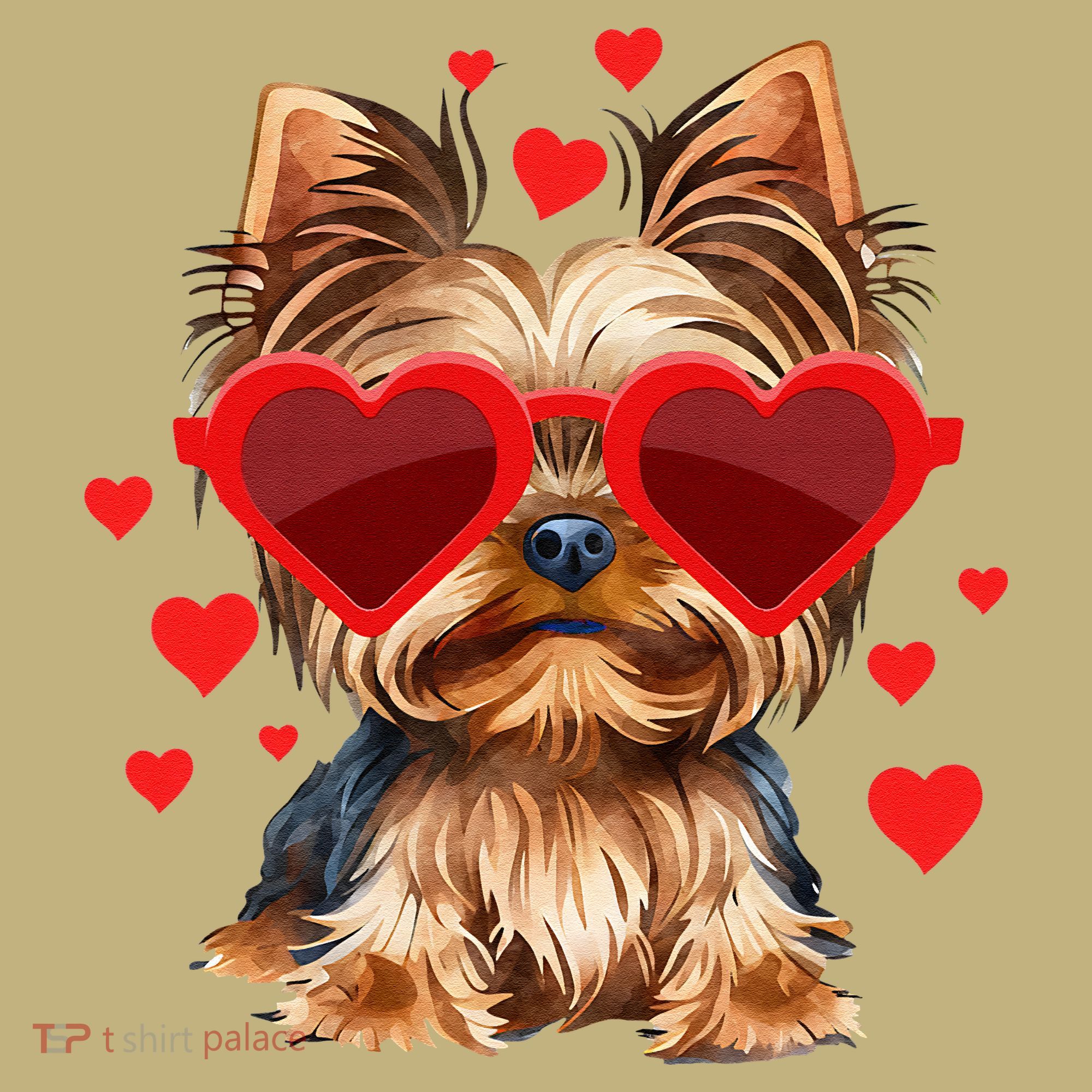 Yorkshire Terrier Valentines Day Yorkie Lover Long Sleeve Shirt