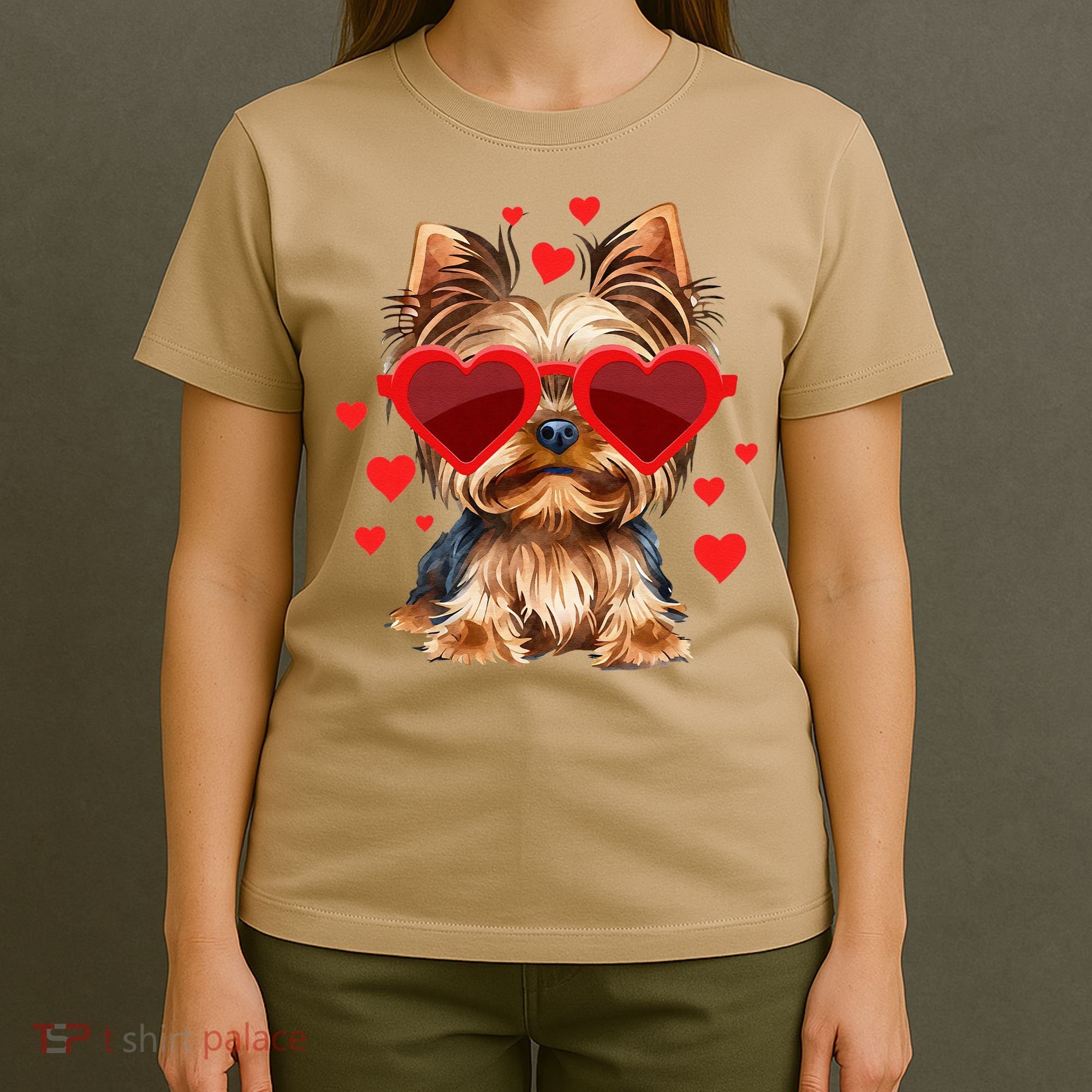 Yorkshire Terrier Valentines Day Yorkie Lover T-Shirt