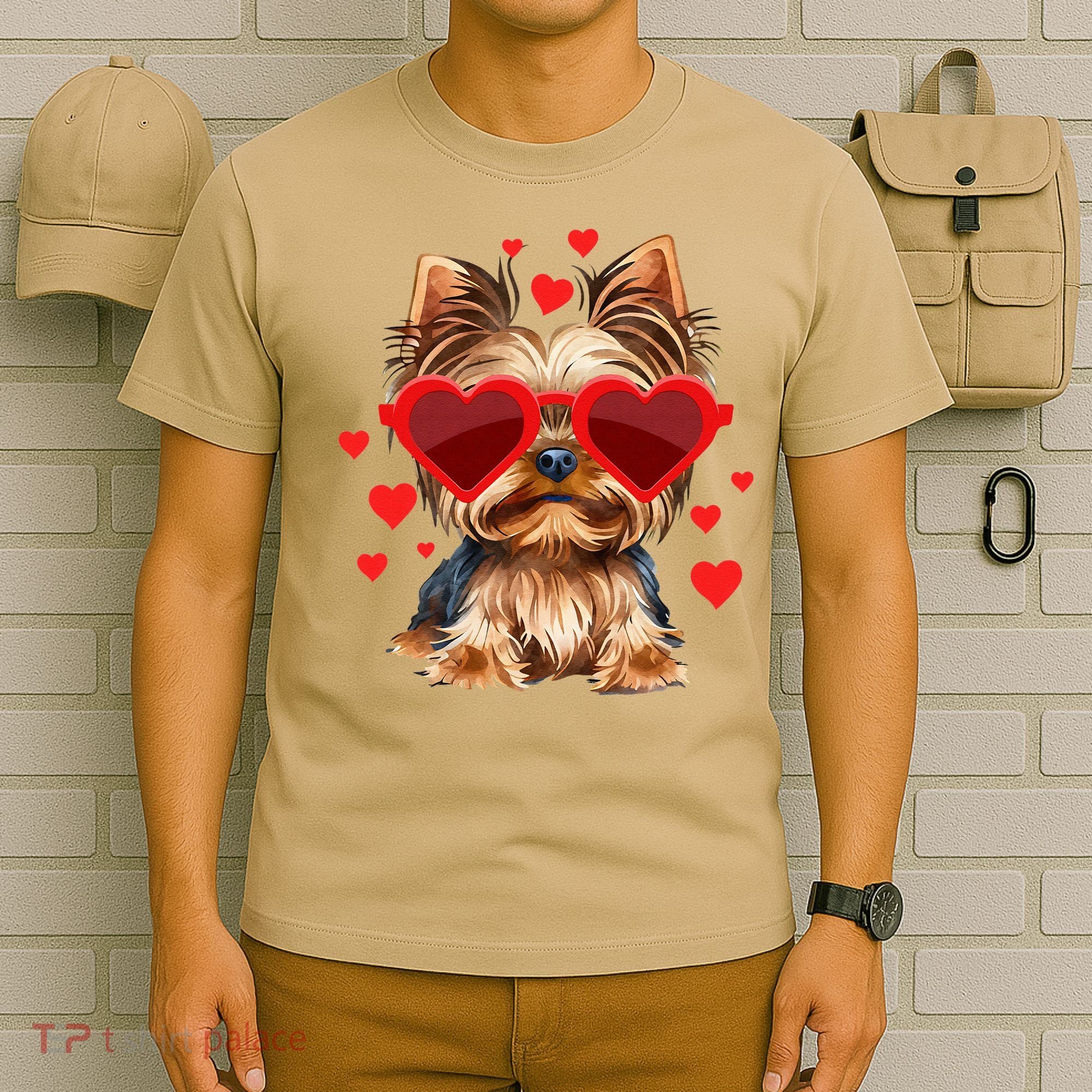Yorkshire Terrier Valentines Day Yorkie Lover T-Shirt