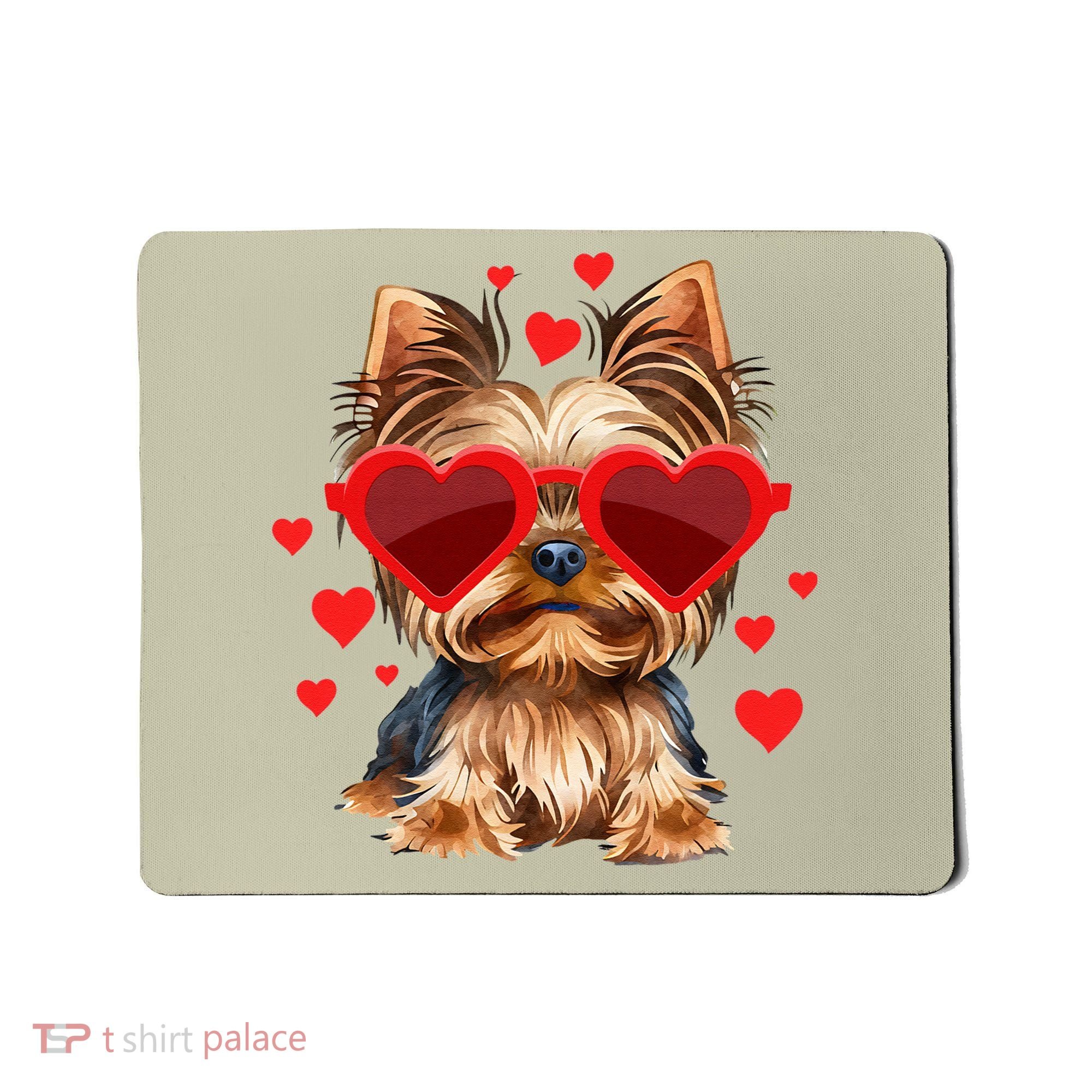 Yorkshire Terrier Valentines Day Yorkie Lover Mousepad