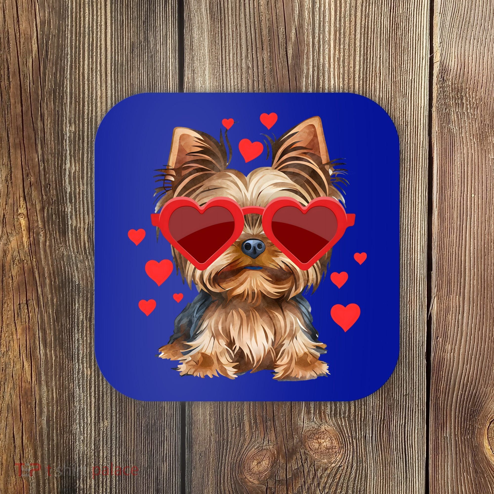 Yorkshire Terrier Valentines Day Yorkie Lover Gift Coaster