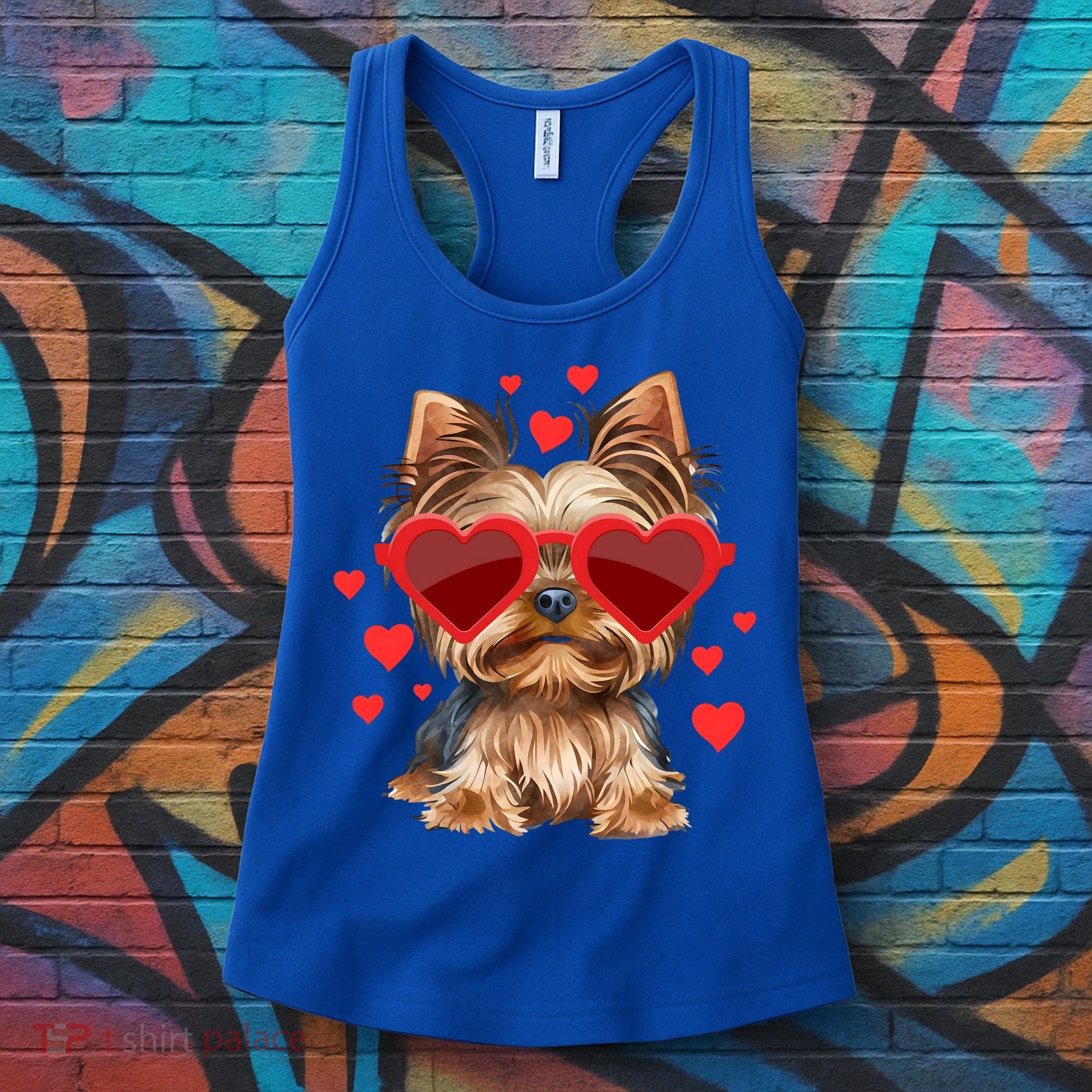 Yorkshire Terrier Valentines Day Yorkie Lover Gift Women's Tank Top