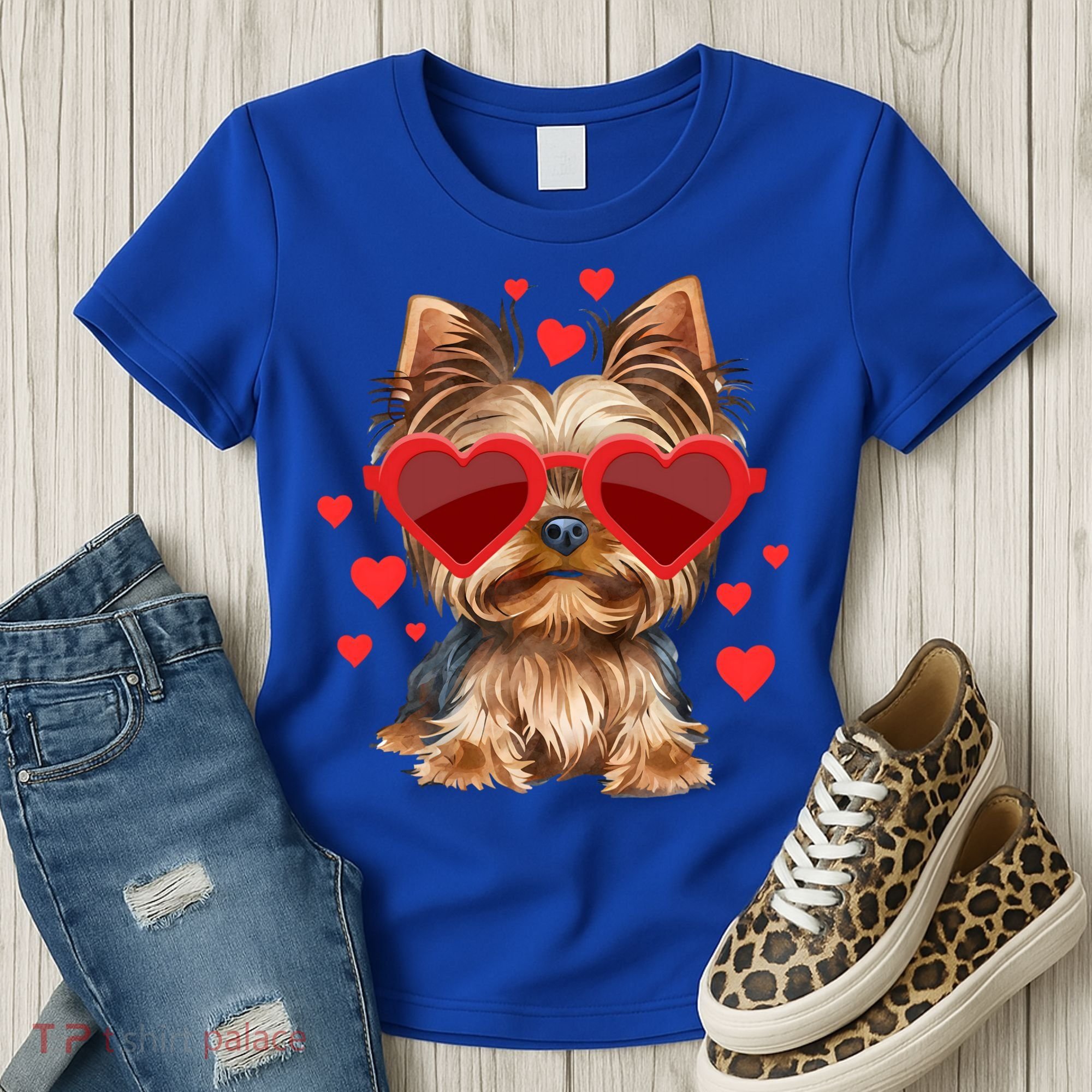 Yorkshire Terrier Valentines Day Yorkie Lover Gift Women's T-Shirt