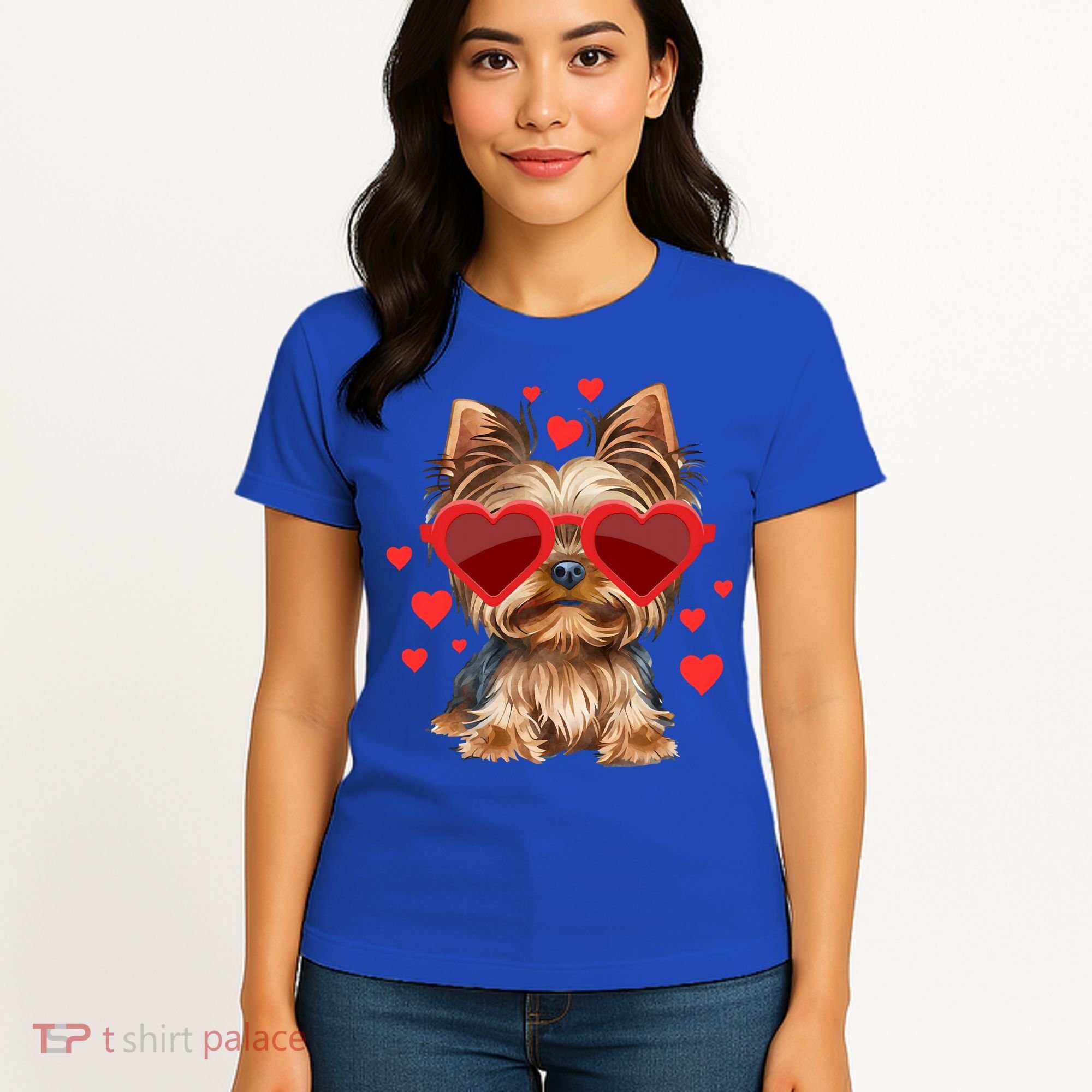 Yorkshire Terrier Valentines Day Yorkie Lover Gift Women's T-Shirt