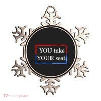 You Take Your Seat Anti Biden's Cue Cards Ornament thumb 0