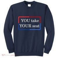 You Take Your Seat Anti Biden's Cue Cards Sweatshirt thumb 0