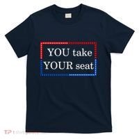 You Take Your Seat Anti Biden's Cue Cards T-Shirt thumb 0