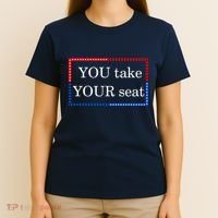 You Take Your Seat Anti Biden's Cue Cards T-Shirt thumb 4