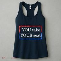 You Take Your Seat Anti Biden's Cue Cards Women's Tank Top thumb 3