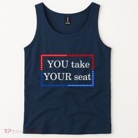 You Take Your Seat Anti Biden's Cue Cards Tank Top thumb 2
