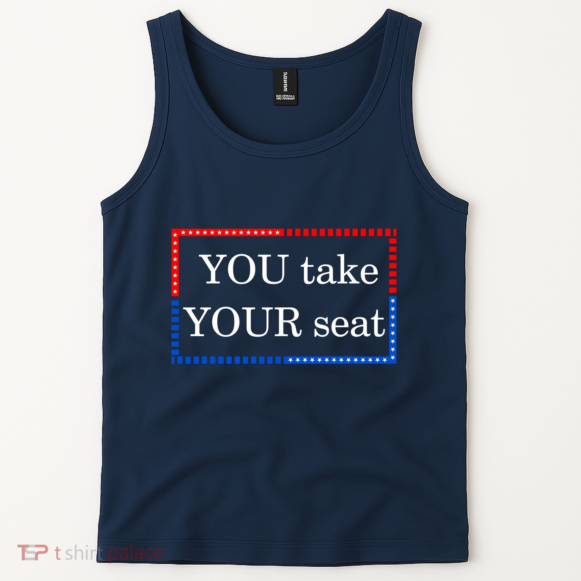 You Take Your Seat Anti Biden's Cue Cards Tank Top