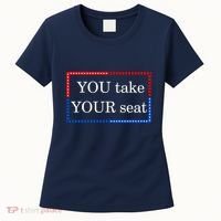 You Take Your Seat Anti Biden's Cue Cards Women's T-Shirt thumb 0