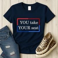 You Take Your Seat Anti Biden's Cue Cards Women's T-Shirt thumb 3