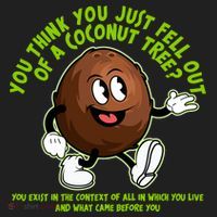 You Think You Just Fell Out Of A Coconut Tree Kalama Harris 2024 Meme Golf Towel thumb 3