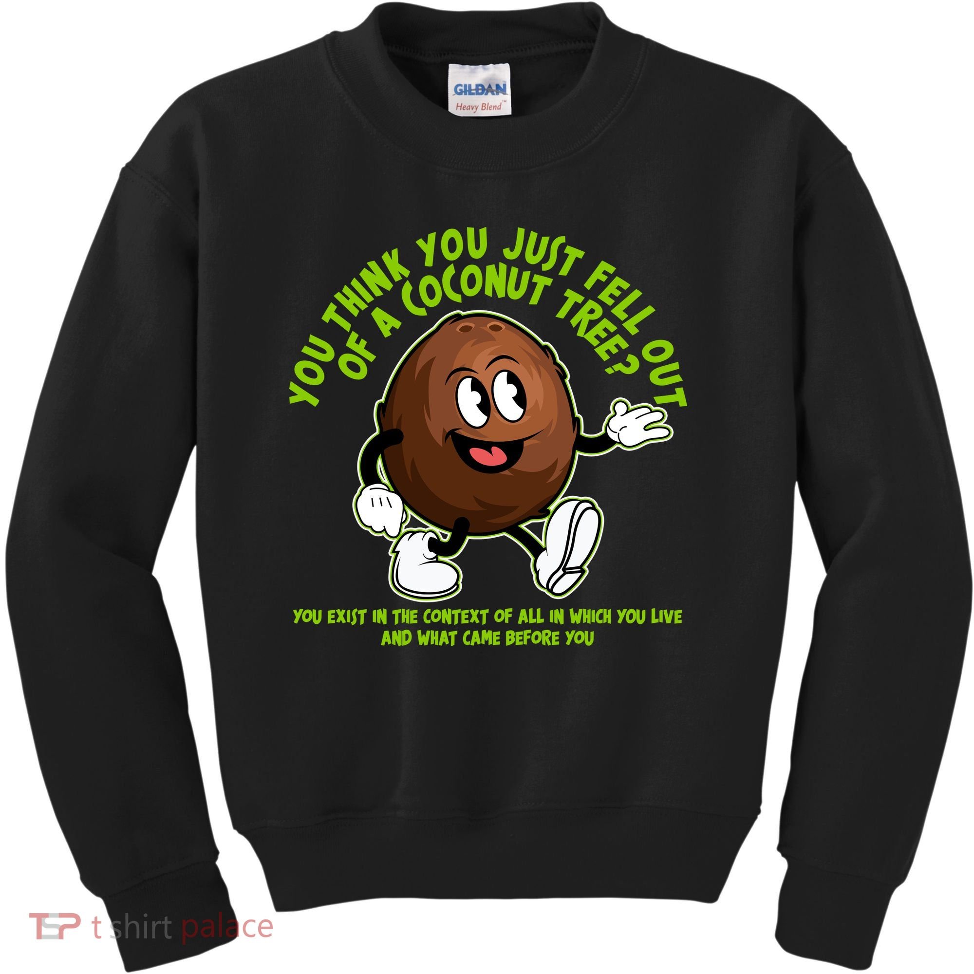You Think You Just Fell Out Of A Coconut Tree Kalama Harris 2024 Meme Kids Sweatshirt