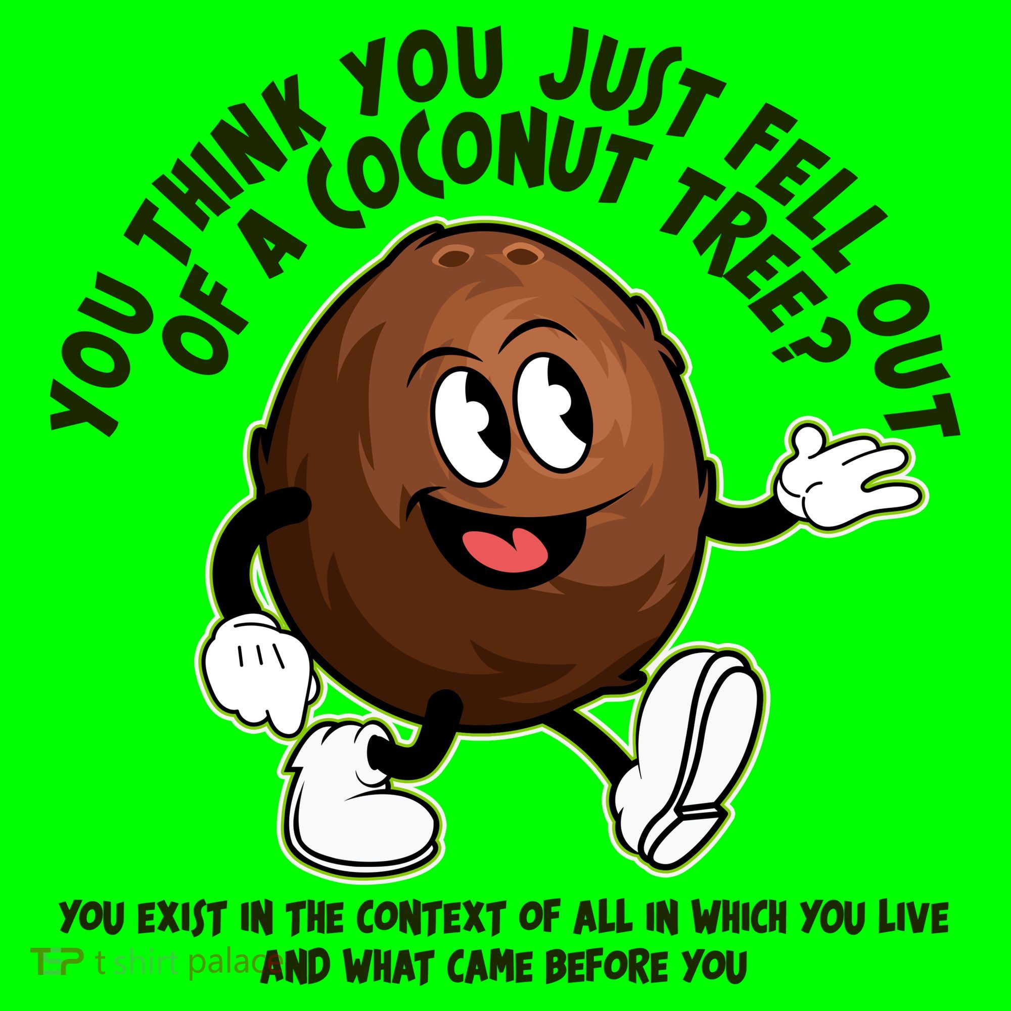 You Think You Just Fell Out Of A Coconut Tree Kalama Harris 2024 Meme Kids T-Shirt