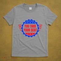 You Take Your Seat Anti Biden's Cue Cards USA Stars Stripes T-Shirt thumb 5