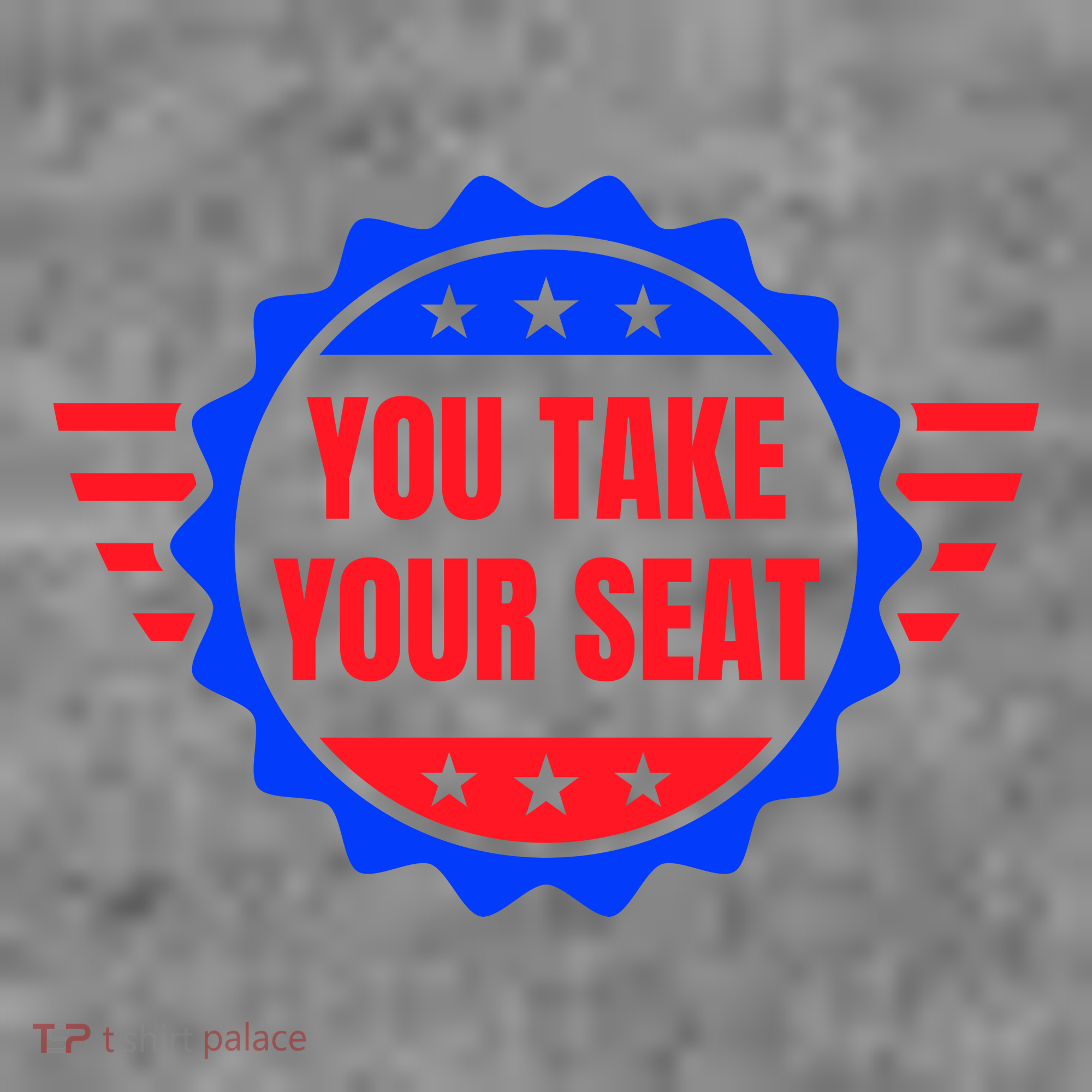 You Take Your Seat Anti Biden's Cue Cards USA Stars Stripes T-Shirt