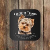 Yorkshire Terrier Yorkie Owner Lover Human Trainer Cute Dog Coaster thumb 0