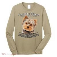 Yorkshire Terrier Yorkie Owner Lover Human Trainer Cute Dog Long Sleeve Shirt thumb 0