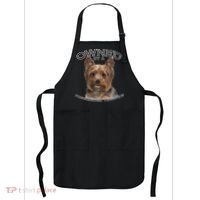 Yorkshire Terrier Yorkie Owner Lover Owned By Cute Dog Apron thumb 0