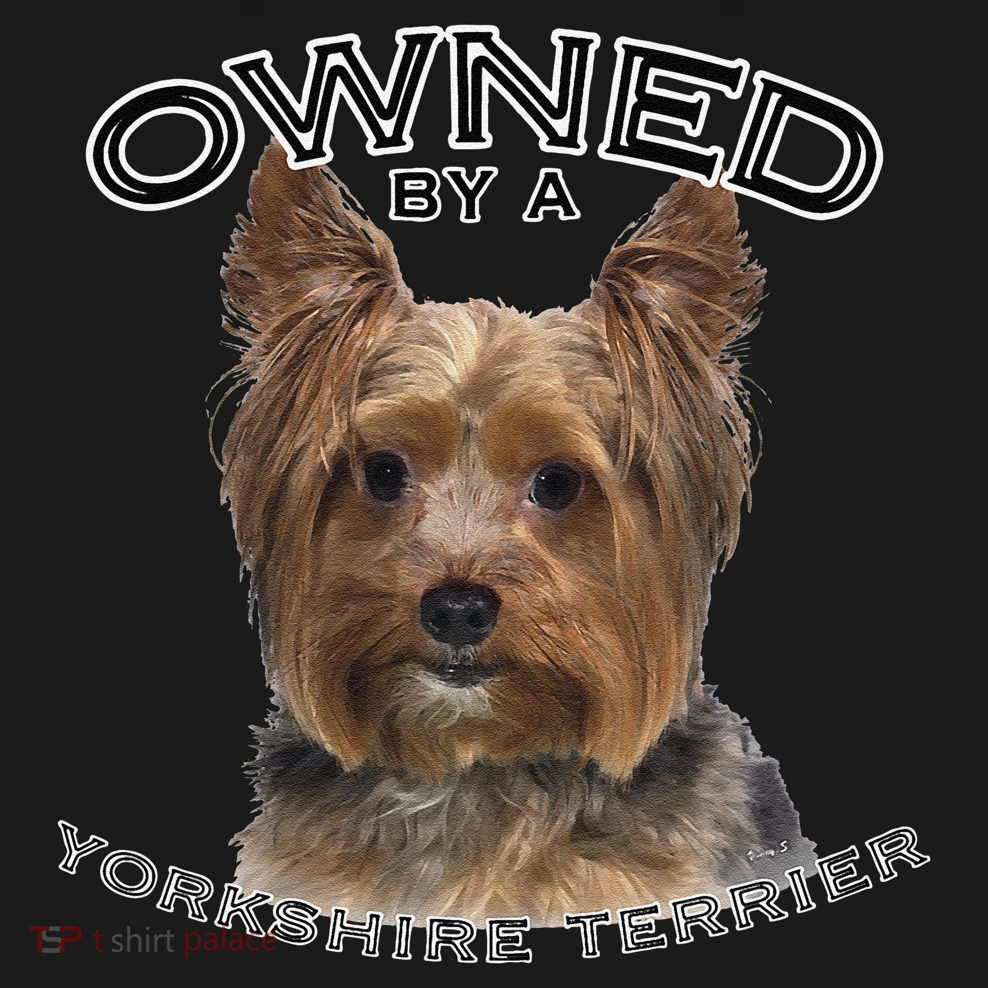 Yorkshire Terrier Yorkie Owner Lover Owned By Cute Dog Tote Bag