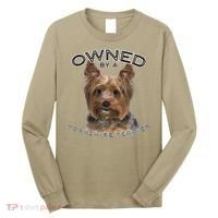 Yorkshire Terrier Yorkie Owner Lover Owned By Cute Dog Long Sleeve Shirt thumb 0