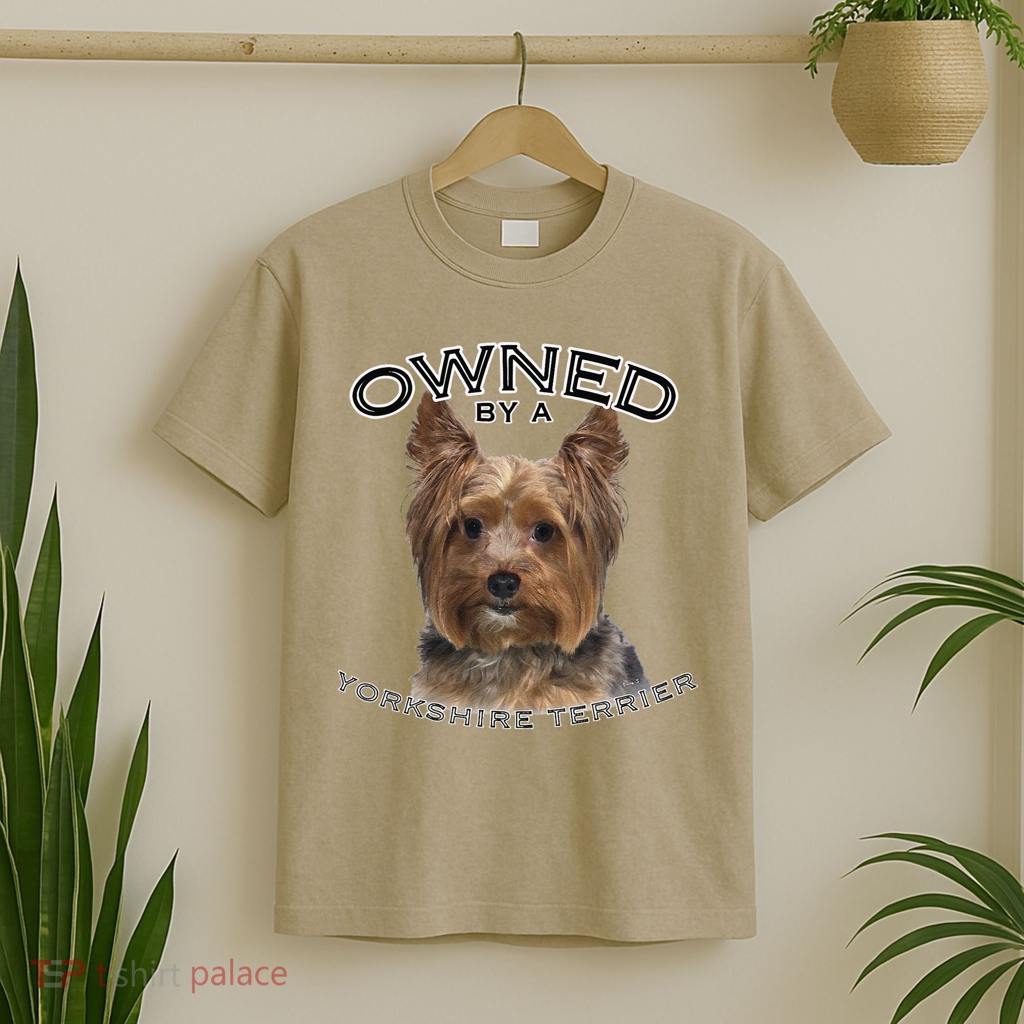 Yorkshire Terrier Yorkie Owner Lover Owned By Cute Dog T-Shirt