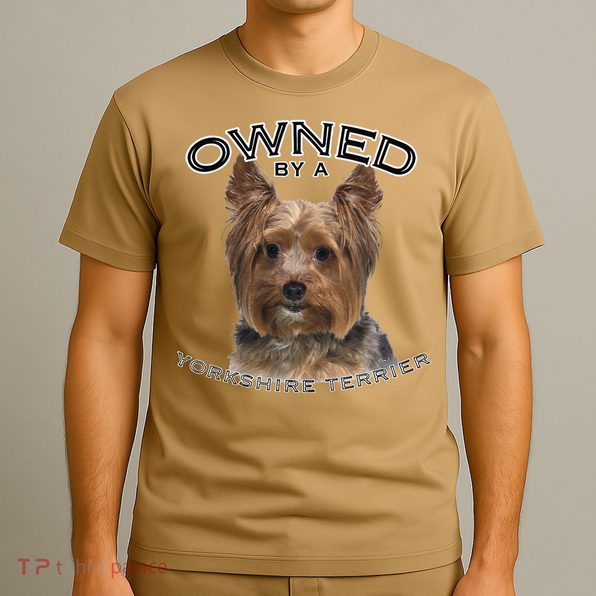 Yorkshire Terrier Yorkie Owner Lover Owned By Cute Dog T-Shirt