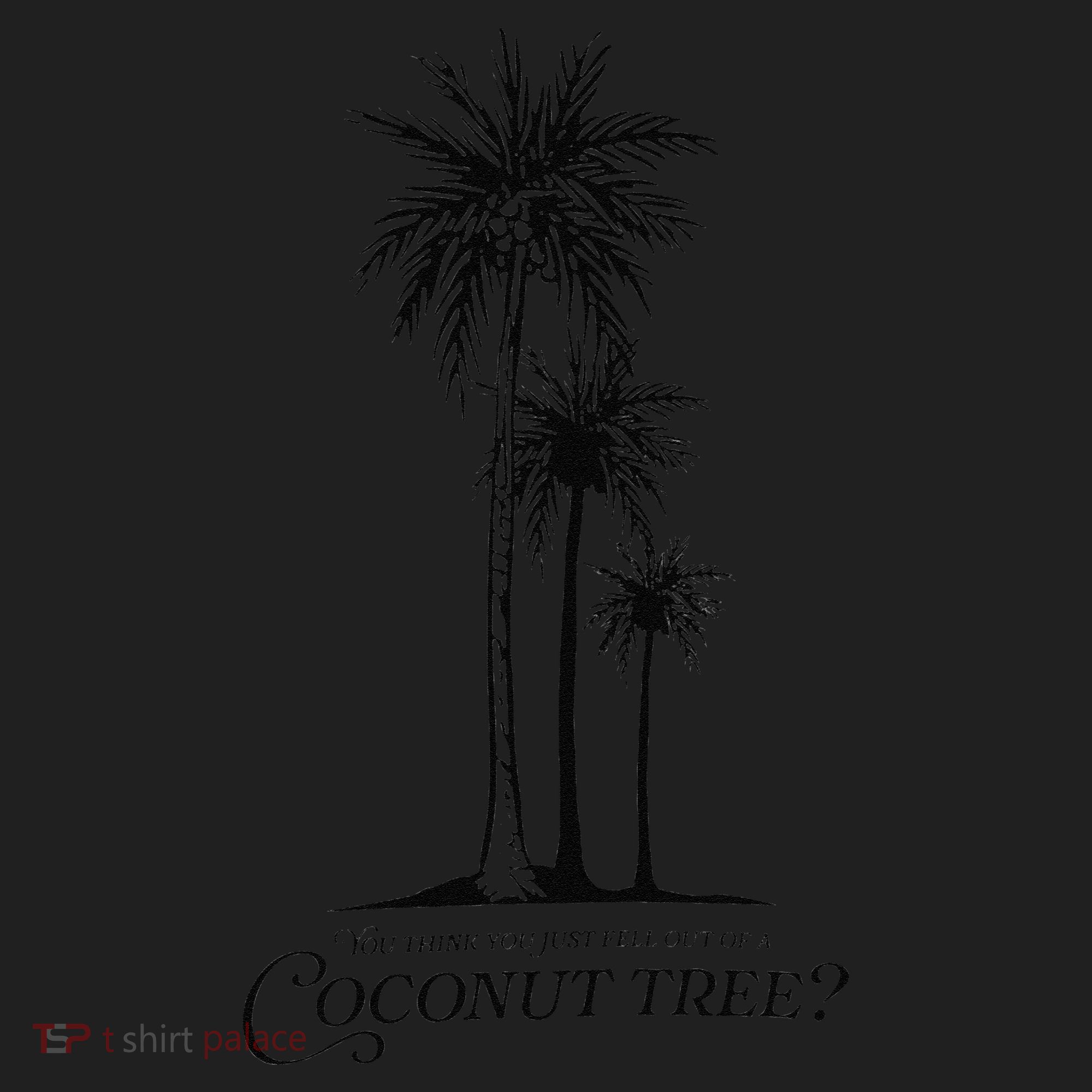 You Think You Just Fell Out Of A Coconut Tree Meme Golf Towel