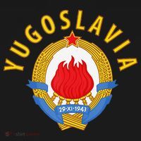 Yugoslavia Team USA-Made Doggie Bandana thumb 2