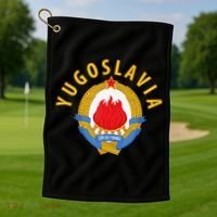 Yugoslavia Team Golf Towel thumb 1