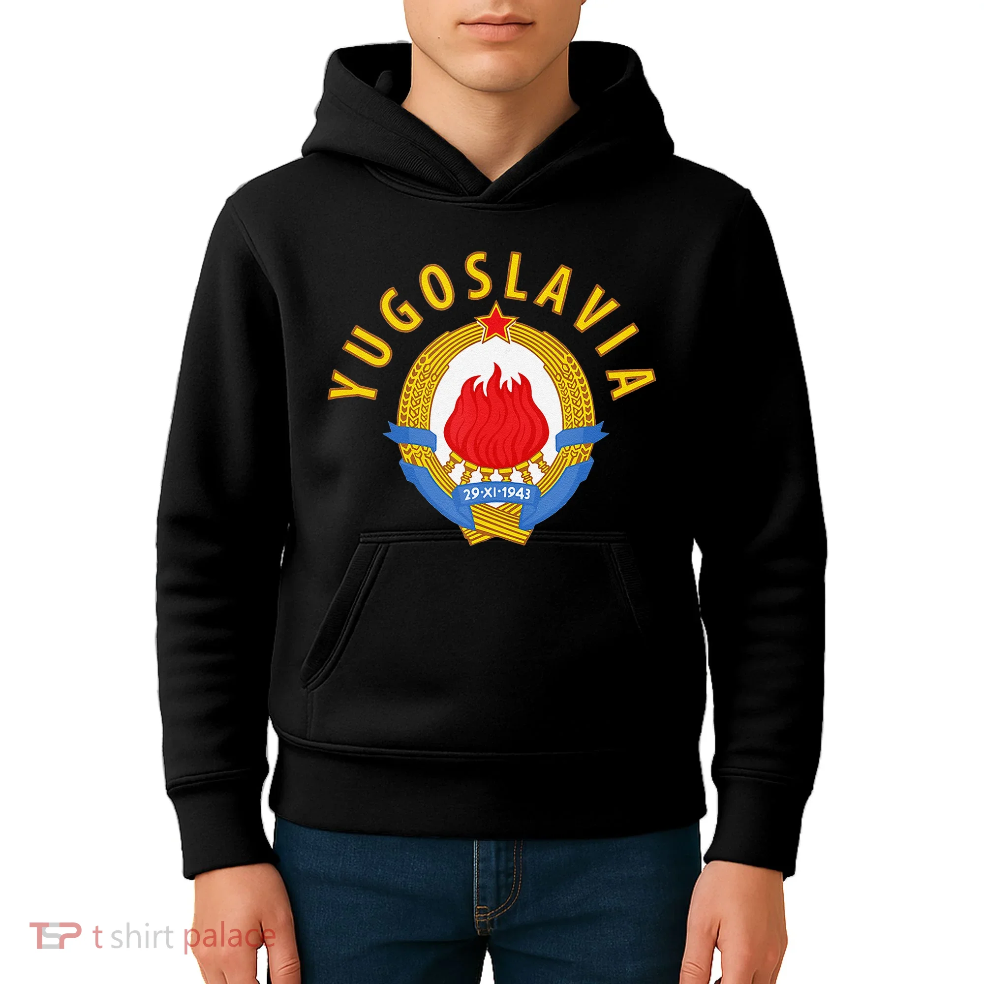 Yugoslavia Team Kids Hoodie