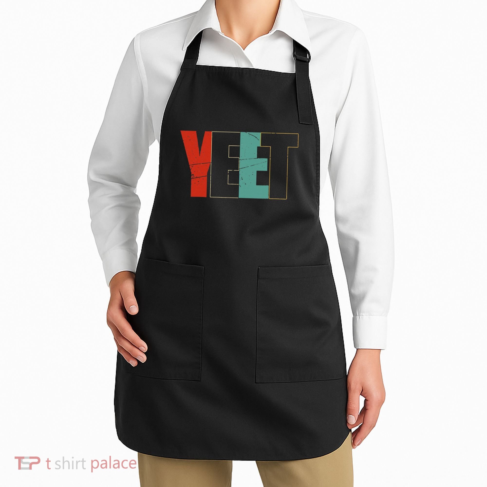 Yeet Trendy Yeeting Meme Slogan Urban Slang Apron