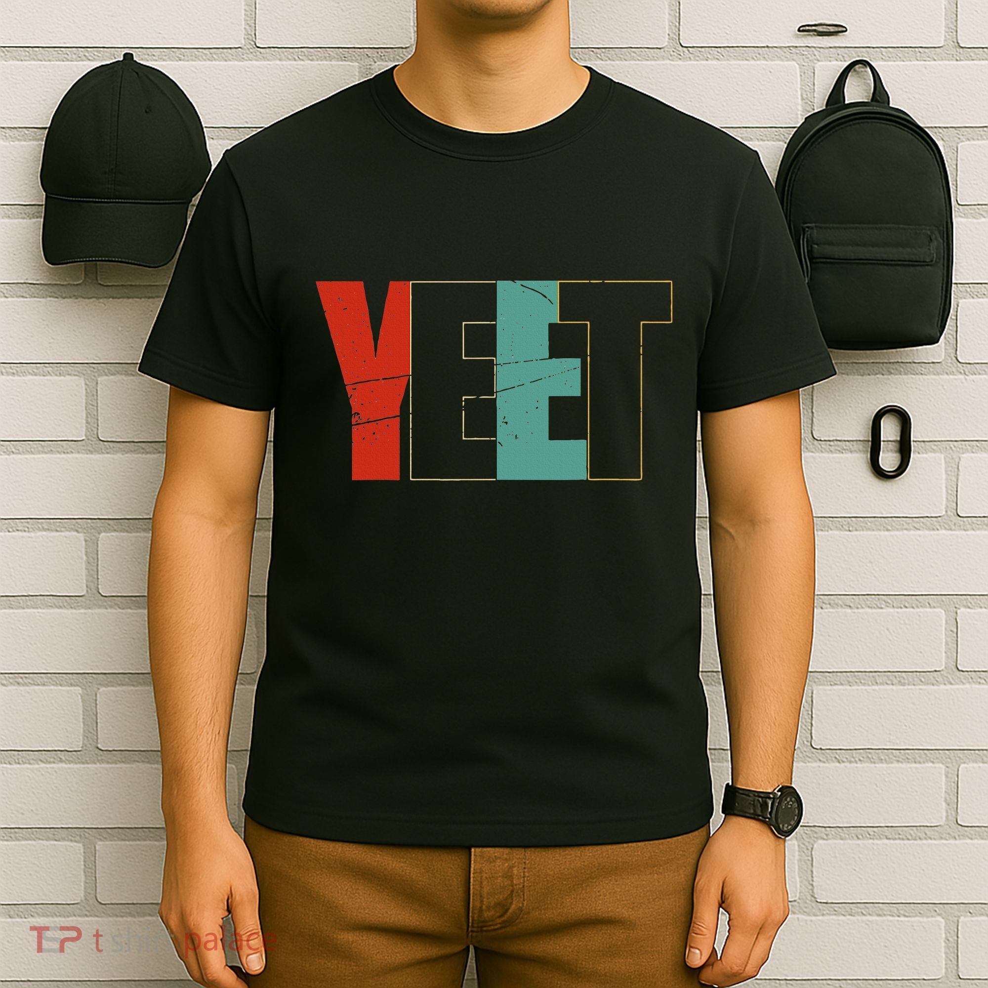 Yeet Trendy Yeeting Meme Slogan Urban Slang T-Shirt