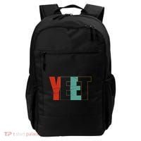Yeet Trendy Yeeting Meme Slogan Urban Slang Backpack thumb 0