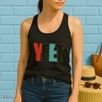 Yeet Trendy Yeeting Meme Slogan Urban Slang Women's Tank Top thumb 2