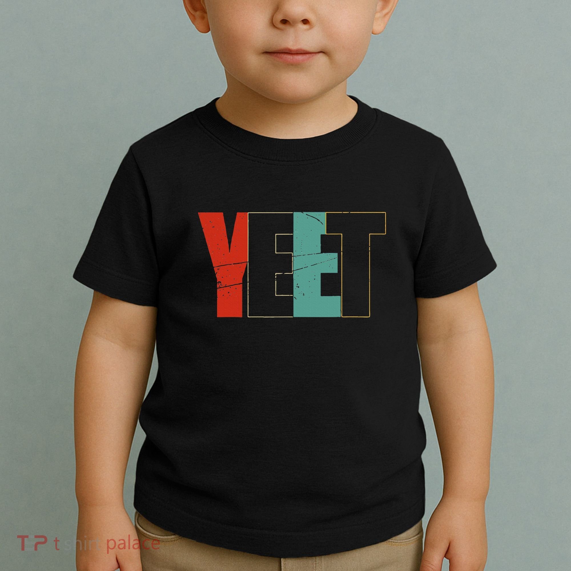 Yeet Trendy Yeeting Meme Slogan Urban Slang Toddler T-Shirt