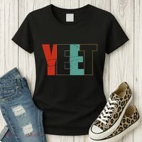 Yeet Trendy Yeeting Meme Slogan Urban Slang Women's T-Shirt thumb 3