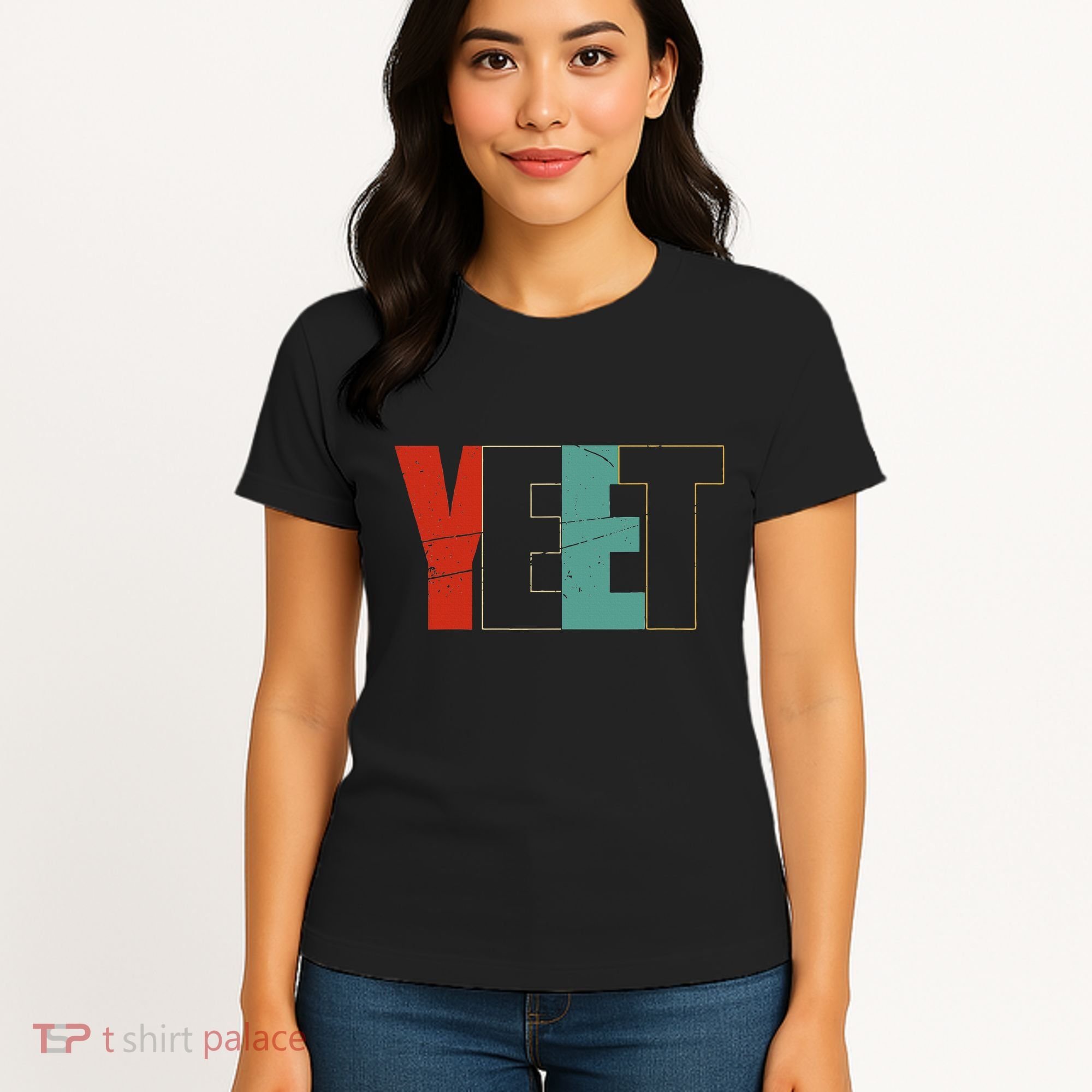 Yeet Trendy Yeeting Meme Slogan Urban Slang Women's T-Shirt