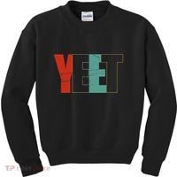 Yeet Trendy Yeeting Meme Slogan Urban Slang Kids Sweatshirt thumb 0