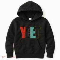 Yeet Trendy Yeeting Meme Slogan Urban Slang Kids Hoodie thumb 0