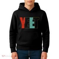 Yeet Trendy Yeeting Meme Slogan Urban Slang Kids Hoodie thumb 4