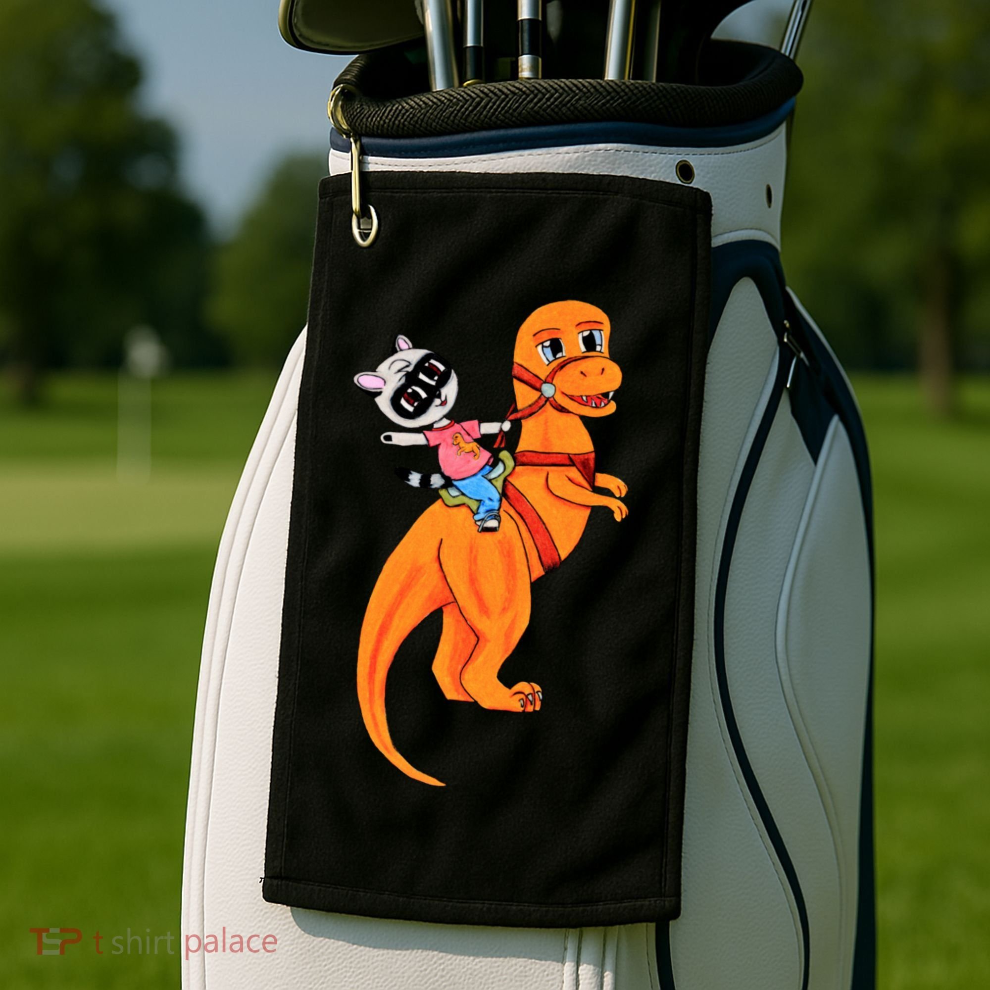 Yeeha Teddy Golf Towel