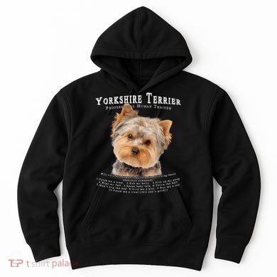 Yorkshire Terrier Yorkie Owner Lover Human Trainer Hoodie