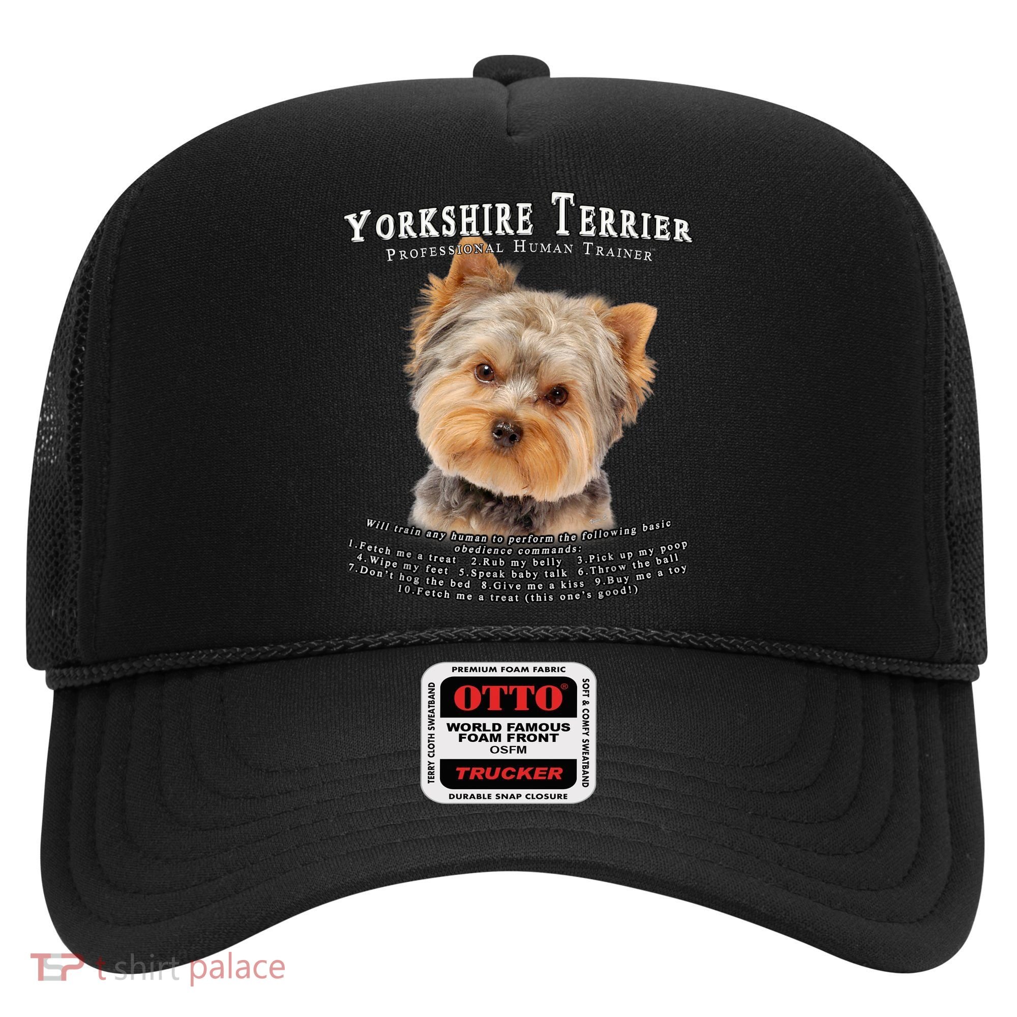 Yorkshire Terrier Yorkie Owner Lover Human Trainer Hat