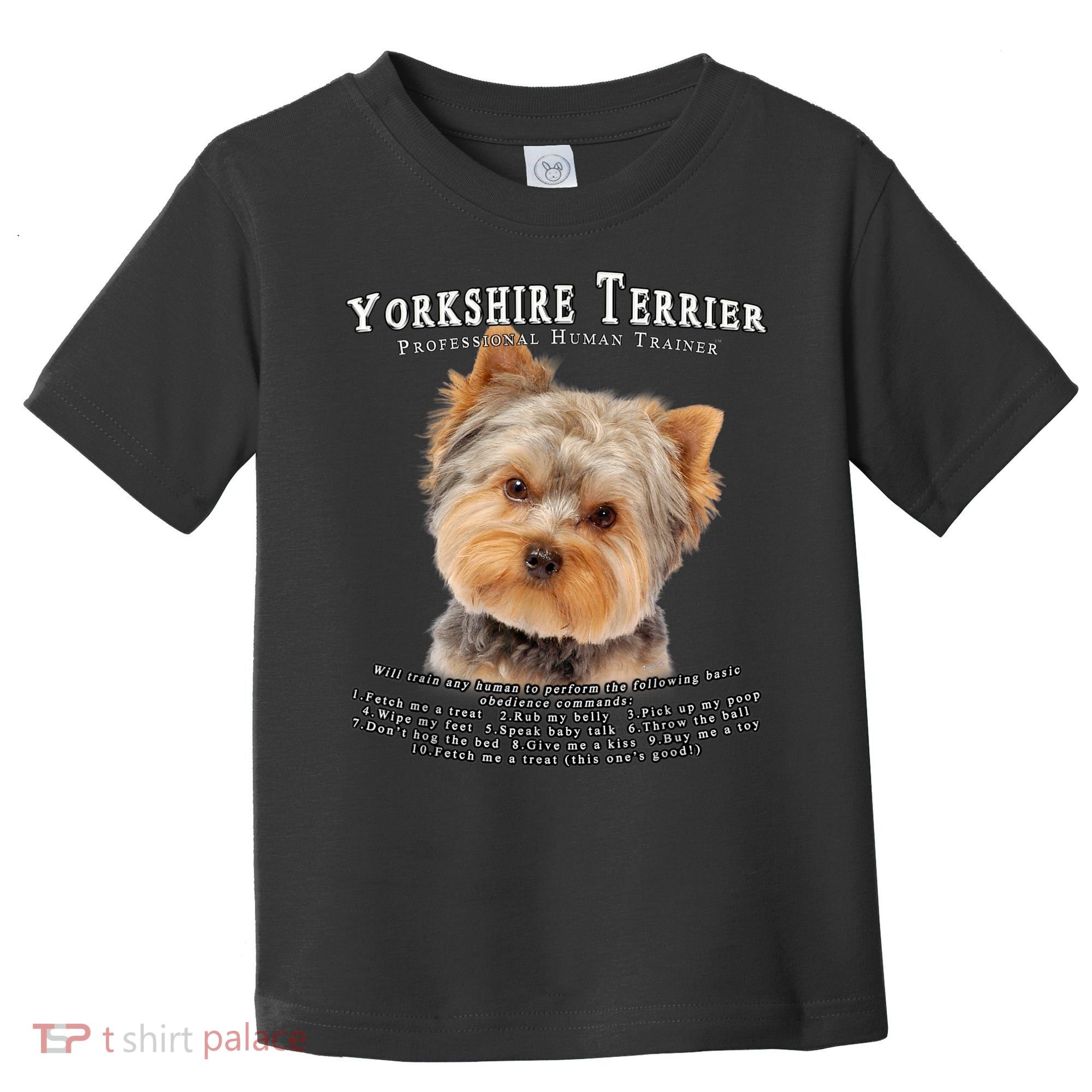 Yorkshire Terrier Yorkie Owner Lover Human Trainer Toddler T-Shirt