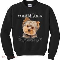 Yorkshire Terrier Yorkie Owner Lover Human Trainer Kids Sweatshirt thumb 0